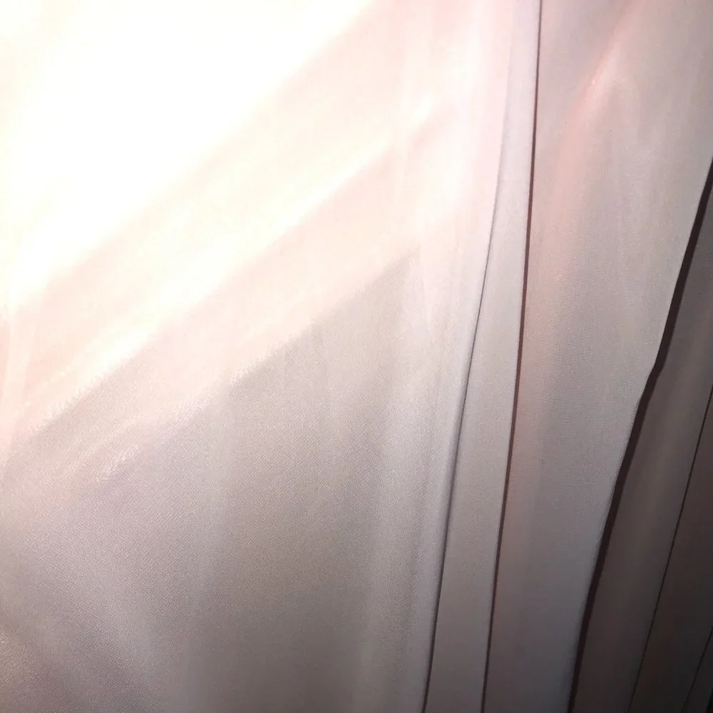 Alyce Blush and Gold Prom or Bridesmaid Dresses, Strapless Aline Flowy chiffon - Picture 6 of 13